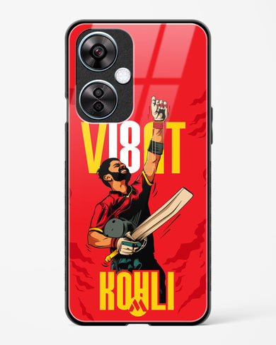 Virat King Kohli Glass Case Phone Cover-(OnePlus)