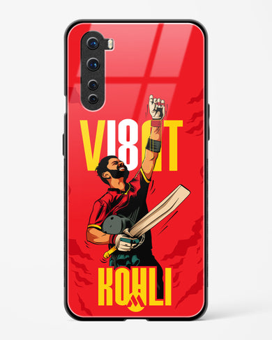 Virat King Kohli Glass Case Phone Cover-(OnePlus)