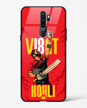 Virat King Kohli Glass Case Phone Cover (Oppo)