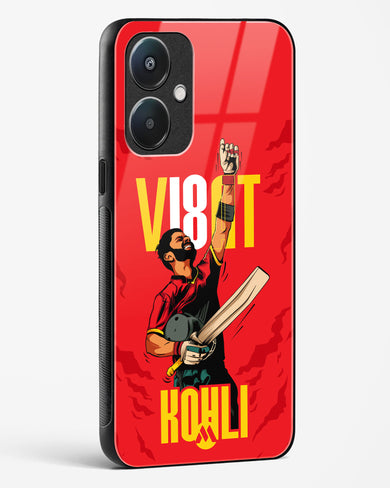 Virat King Kohli Glass Case Phone Cover-(Oppo)