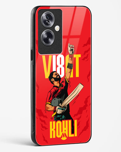 Virat King Kohli Glass Case Phone Cover-(Oppo)