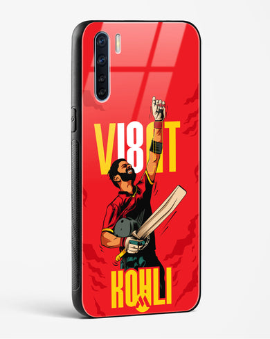 Virat King Kohli Glass Case Phone Cover-(Oppo)