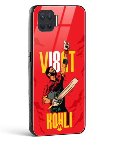 Virat King Kohli Glass Case Phone Cover-(Oppo)