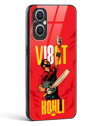 Virat King Kohli Glass Case Phone Cover-(Oppo)