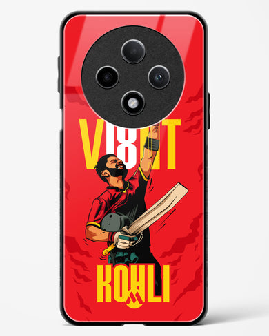 Virat King Kohli Glass Case Phone Cover (Oppo)