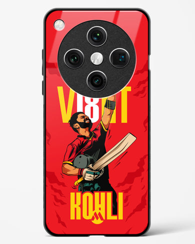 Virat King Kohli Glass Case Phone Cover (Oppo)