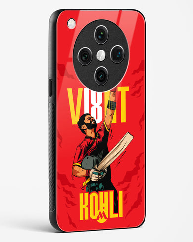 Virat King Kohli Glass Case Phone Cover (Oppo)
