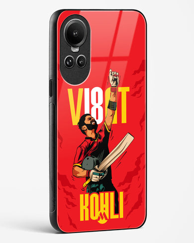 Virat King Kohli Glass Case Phone Cover (Oppo)