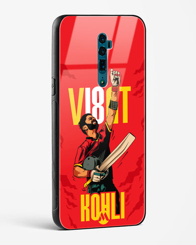 Virat King Kohli Glass Case Phone Cover (Oppo)