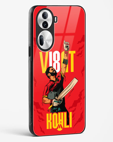 Virat King Kohli Glass Case Phone Cover-(Oppo)