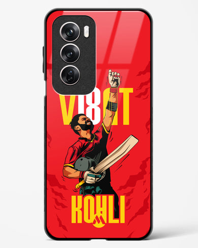 Virat King Kohli Glass Case Phone Cover (Oppo)