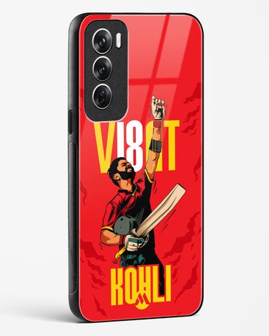 Virat King Kohli Glass Case Phone Cover (Oppo)