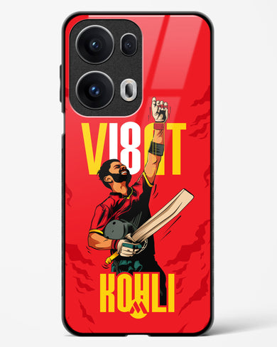 Virat King Kohli Glass Case Phone Cover (Oppo)