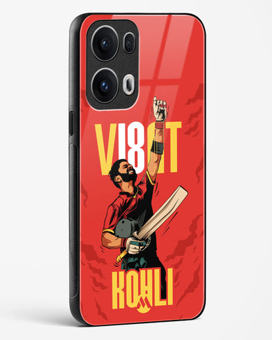Virat King Kohli Glass Case Phone Cover (Oppo)