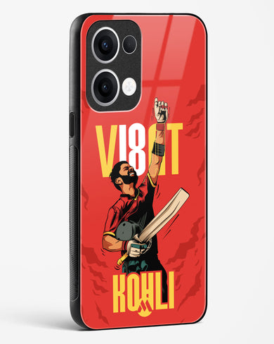 Virat King Kohli Glass Case Phone Cover (Oppo)