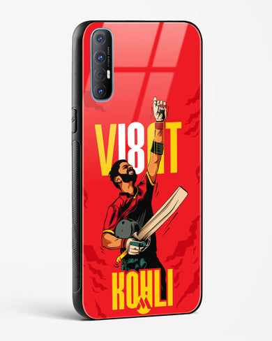 Virat King Kohli Glass Case Phone Cover-(Oppo)