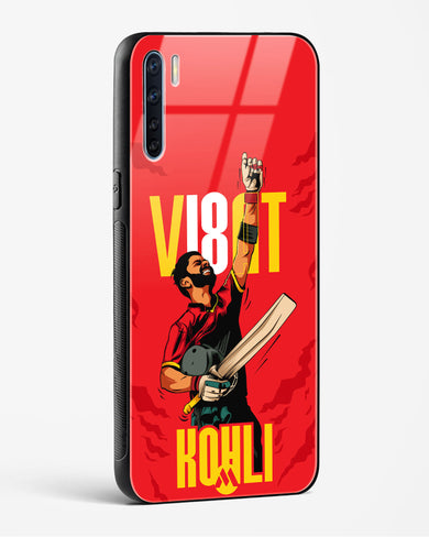 Virat King Kohli Glass Case Phone Cover-(Oppo)