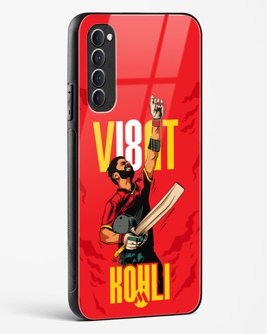 Virat King Kohli Glass Case Phone Cover (Oppo)