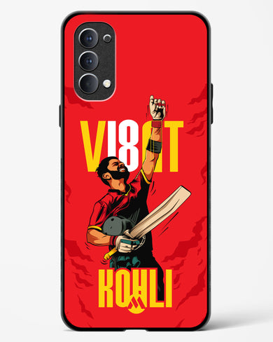 Virat King Kohli Glass Case Phone Cover (Oppo)