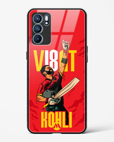 Virat King Kohli Glass Case Phone Cover (Oppo)