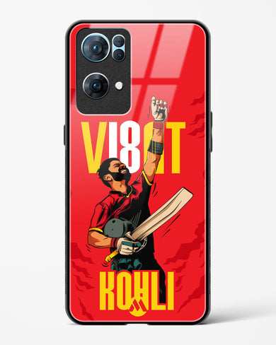 Virat King Kohli Glass Case Phone Cover-(Oppo)