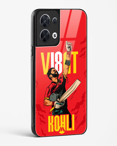 Virat King Kohli Glass Case Phone Cover-(Oppo)