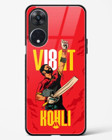 Virat King Kohli Glass Case Phone Cover-(Oppo)