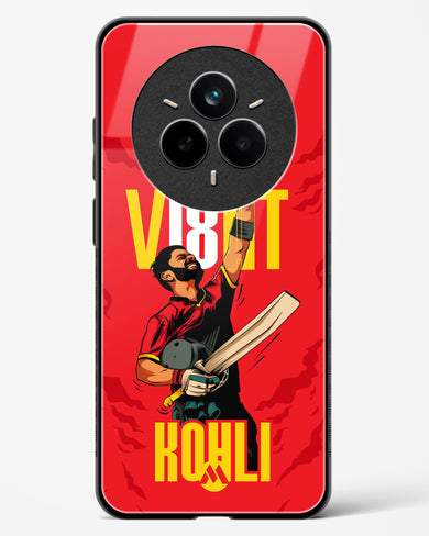 Virat King Kohli Glass Case Phone Cover (Realme)