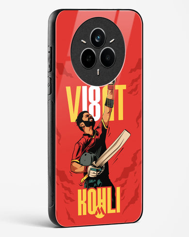 Virat King Kohli Glass Case Phone Cover (Realme)