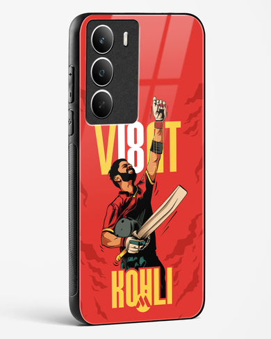 Virat King Kohli Glass Case Phone Cover (Realme)