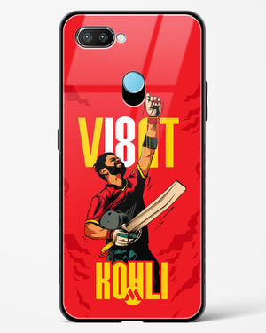 Virat King Kohli Glass Case Phone Cover-(Realme)