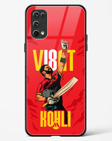 Virat King Kohli Glass Case Phone Cover-(Realme)