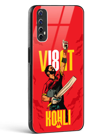 Virat King Kohli Glass Case Phone Cover-(Realme)