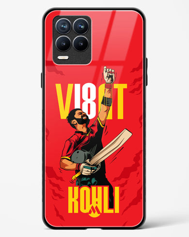 Virat King Kohli Glass Case Phone Cover-(Realme)