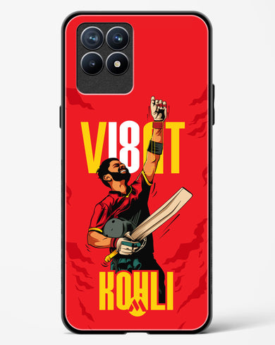 Virat King Kohli Glass Case Phone Cover-(Realme)