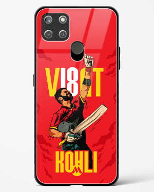 Virat King Kohli Glass Case Phone Cover-(Realme)