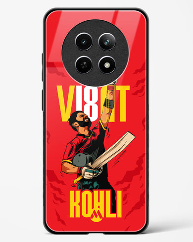 Virat King Kohli Glass Case Phone Cover (Realme)