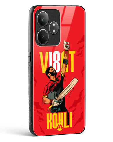 Virat King Kohli Glass Case Phone Cover (Realme)