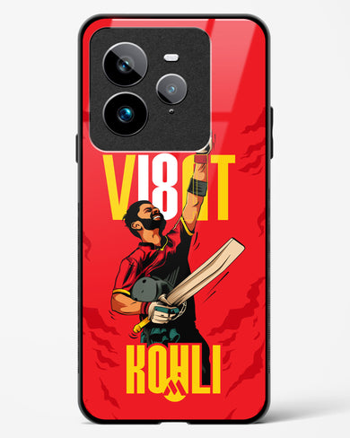 Virat King Kohli Glass Case Phone Cover (Realme)