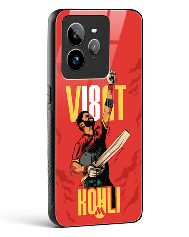 Virat King Kohli Glass Case Phone Cover (Realme)