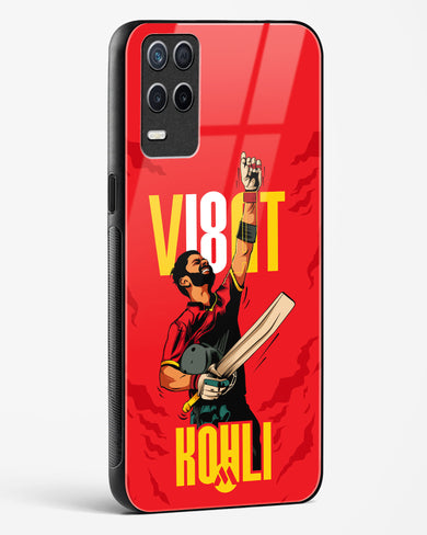 Virat King Kohli Glass Case Phone Cover-(Realme)