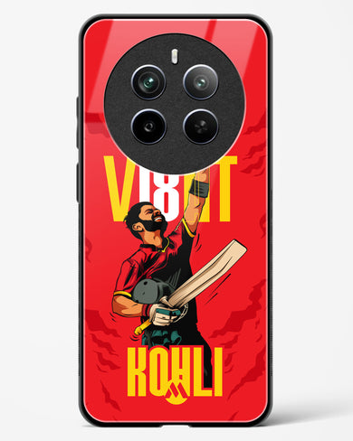Virat King Kohli Glass Case Phone Cover (Realme)