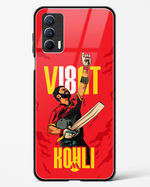 Virat King Kohli Glass Case Phone Cover-(Realme)