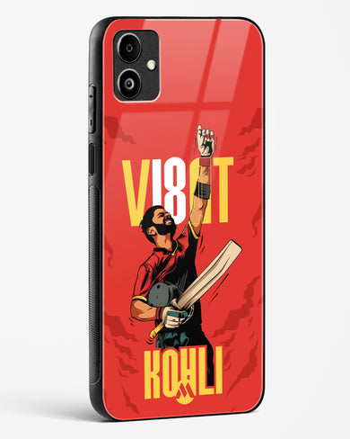 Virat King Kohli Glass Case Phone Cover (Samsung)