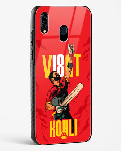 Virat King Kohli Glass Case Phone Cover-(Samsung)