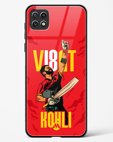 Virat King Kohli Glass Case Phone Cover-(Samsung)