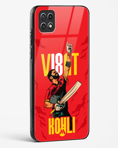 Virat King Kohli Glass Case Phone Cover-(Samsung)