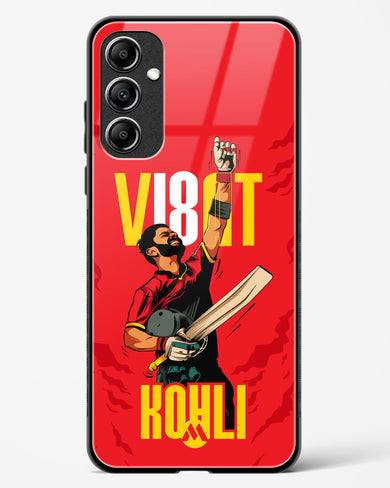 Virat King Kohli Glass Case Phone Cover-(Samsung)