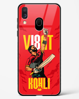 Virat King Kohli Glass Case Phone Cover-(Samsung)