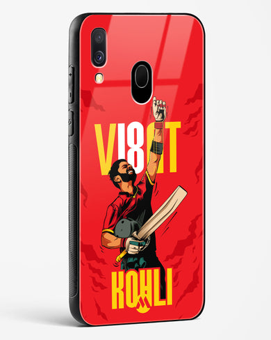 Virat King Kohli Glass Case Phone Cover-(Samsung)